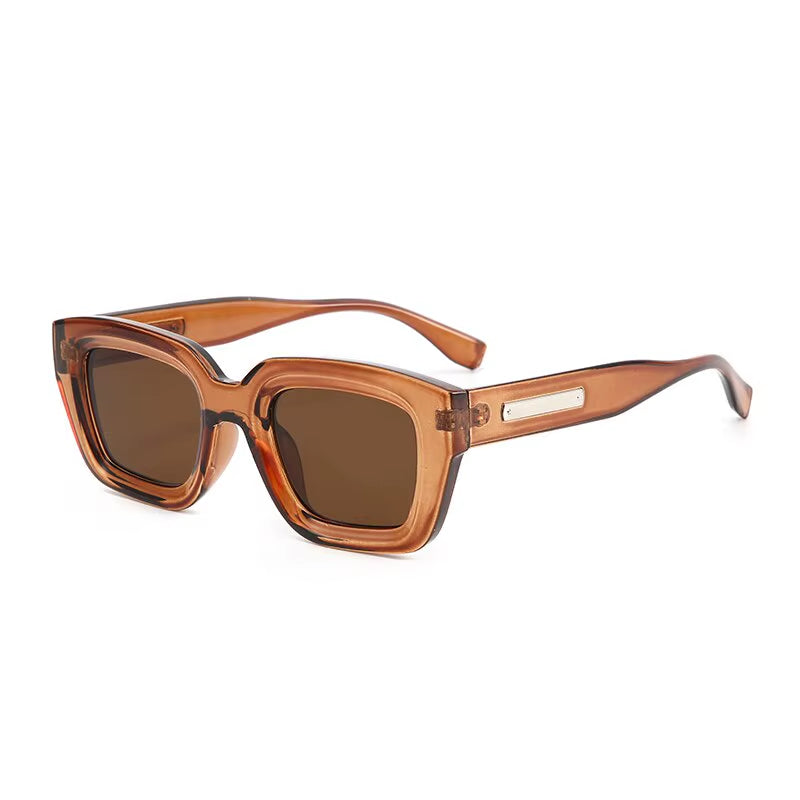 2023 Retro Square Sunglasses UV400 Protection Fashion Eyewear for Men Women Outdoor Shades