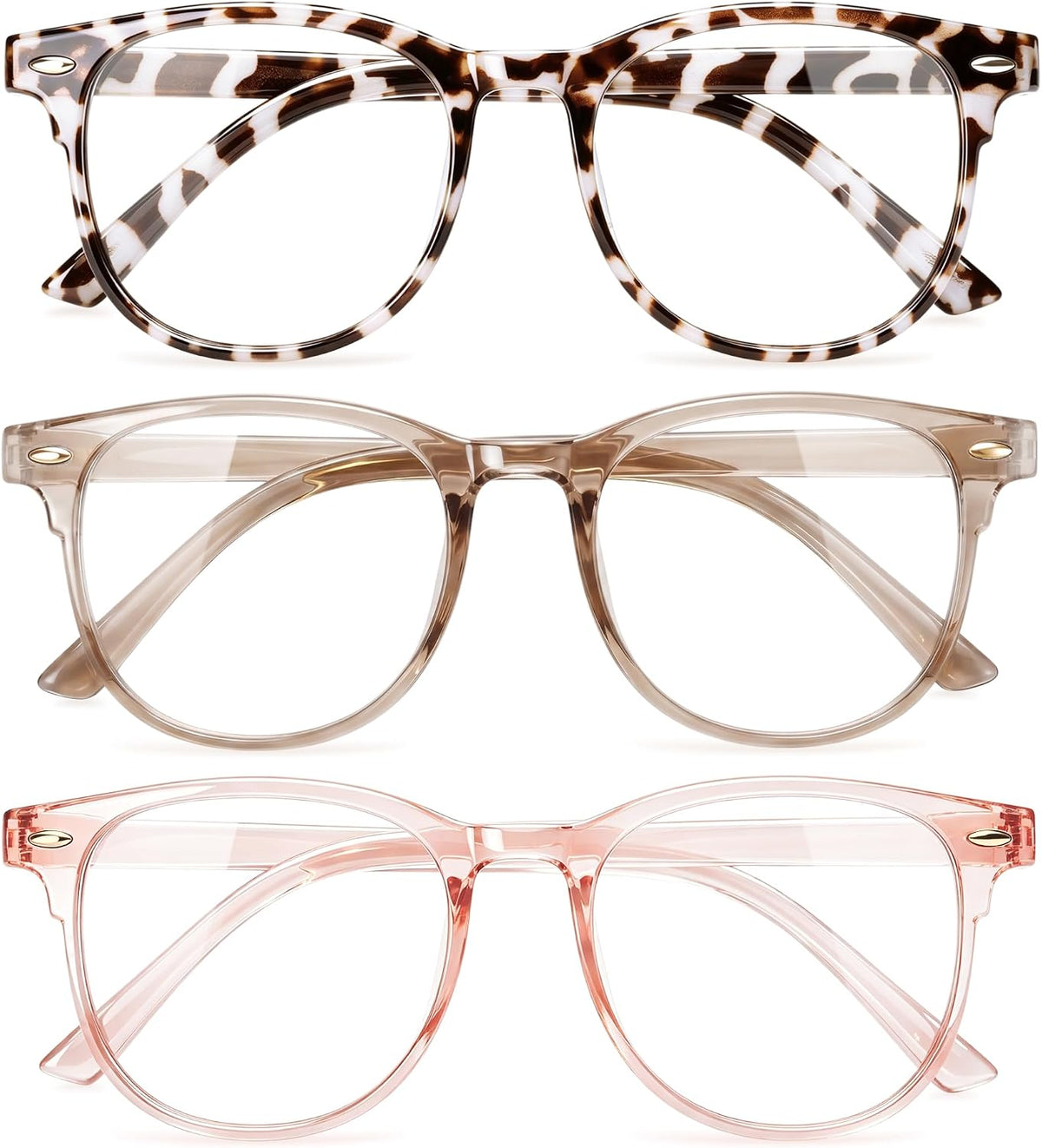 Gaoye Blue Light Glasses for Woman 3 Pack