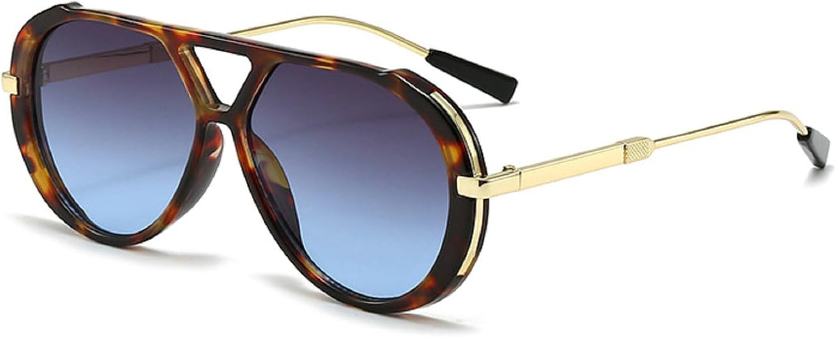 Oversized Pilot Sunglasses for Women Men Trendy