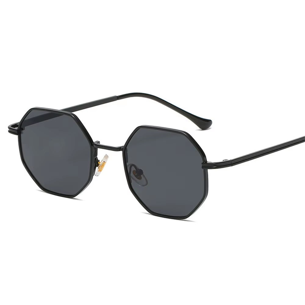 Metal Sunglasses Vintage Polygon Frame for Women Sunglasses Men Luxury Brand Design Sun Glasses Women Mirror Gafas De Sol UV400