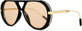 Oversized Pilot Sunglasses for Women Men Trendy