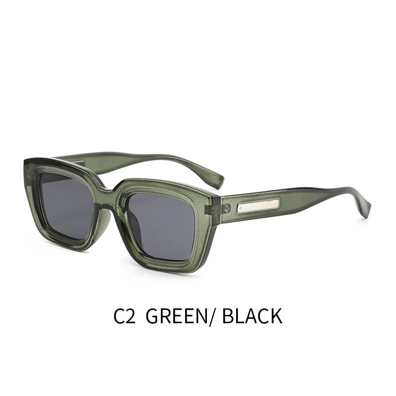 2023 Retro Square Sunglasses UV400 Protection Fashion Eyewear for Men Women Outdoor Shades