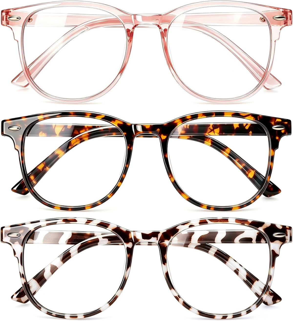 Gaoye Blue Light Glasses for Woman 3 Pack