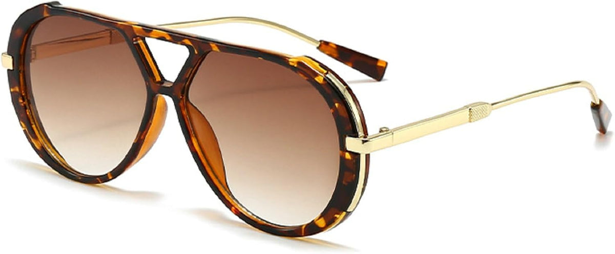 Oversized Pilot Sunglasses for Women Men Trendy
