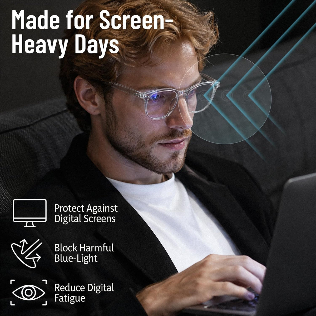Gaoye Blue Light Glasses for Woman 3 Pack