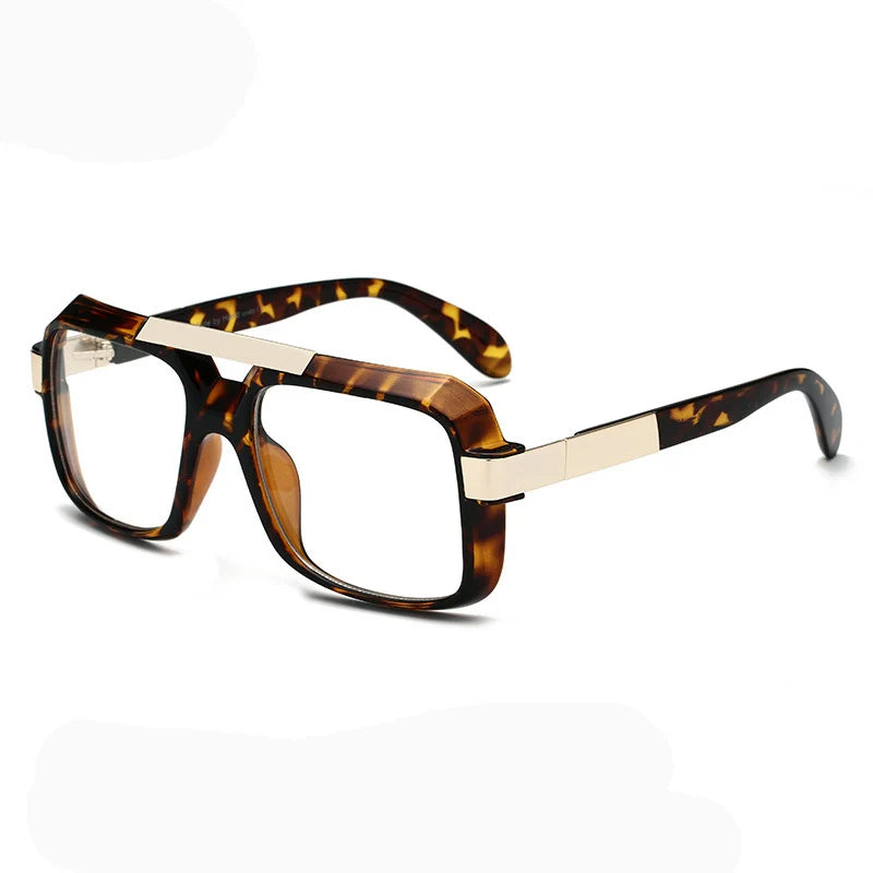Fashion Oversize Unisex Eyeglasses Frames Acetate Spectacles Unique Optical Frame Oculos De so Q74